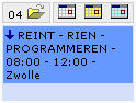 voorbeeld weergave  maandagenda