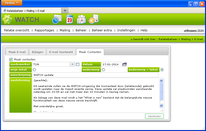 tabblad contacten tabblad contacten